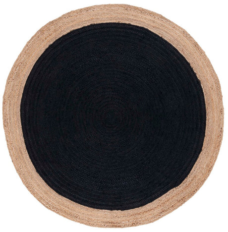 Safavieh Natural Fiber Nf801Z Black/Natural Rug.