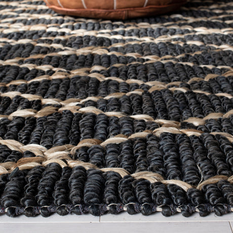 Safavieh Natural Fiber Nf951H Charcoal Rug.