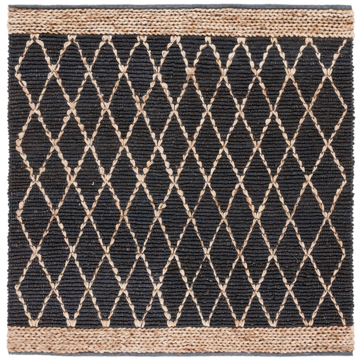 Safavieh Natural Fiber Nf951H Charcoal Rug.