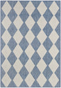 Nourison Positano POS04 Machine Made Navy, Blue Rug