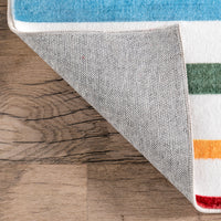 Nuloom Effie Stripes Kids Hjcl04A Multi Area Rug