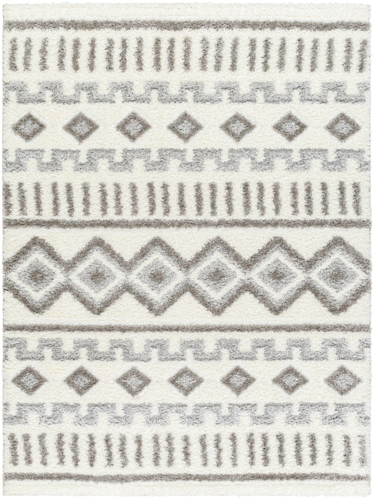 Surya Nomadic Nmc-2302 Ivory, Medium Gray, Light Gray Area Rug