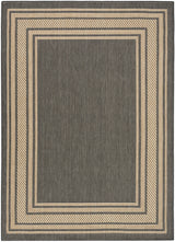 Nourison Horizon Indoor/Outdoor HOZ03 Charcoal Contemporary Area Rugs
