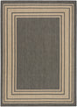 Nourison Horizon Indoor/Outdoor HOZ03 Charcoal Contemporary Area Rugs