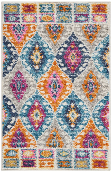 Nourison Passion PSN02 Machine Made Multicolor Rug
