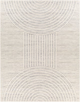 Surya Nora Noa-2310 Light Gray, Cream, Medium Gray Rug.