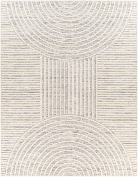 Surya Nora Noa-2310 Light Gray, Cream, Medium Gray Rug.