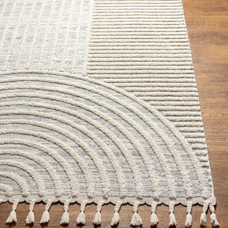 Surya Nora Noa-2310 Light Gray, Cream, Medium Gray Rug.