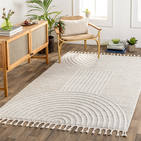 Surya Nora Noa-2310 Light Gray, Cream, Medium Gray Rug.