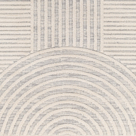 Surya Nora Noa-2310 Light Gray, Cream, Medium Gray Rug.