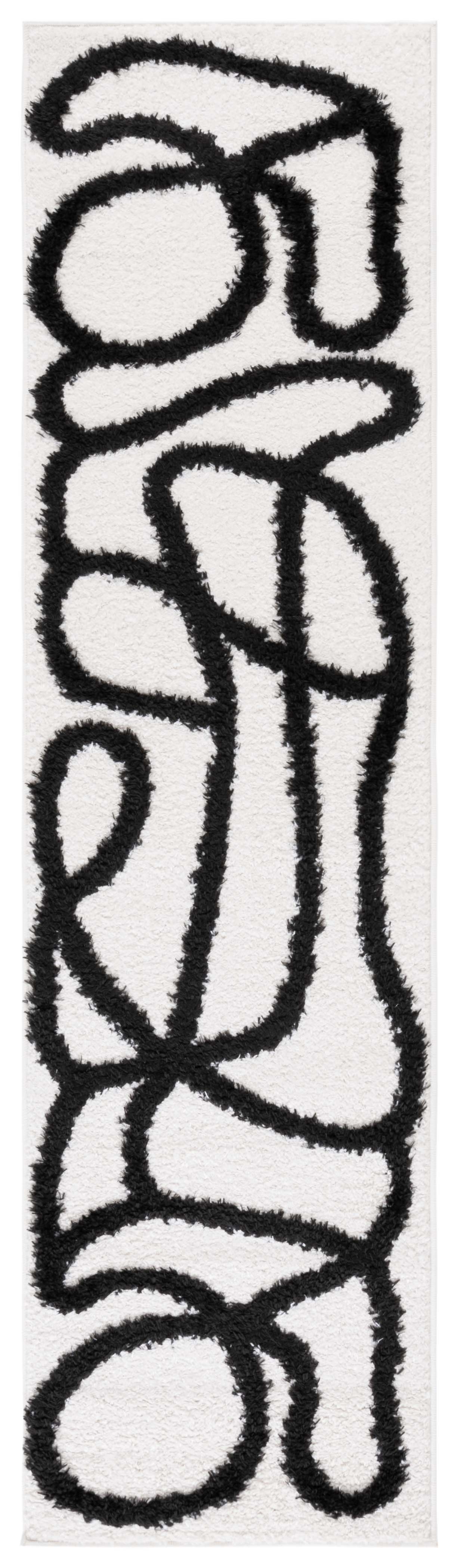 Safavieh Norway Nor202A Ivory/Black Area Rug