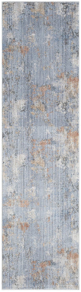 Nourison Abstract Hues Abh01 Grey Blue Rug - Nourison - 99446905987