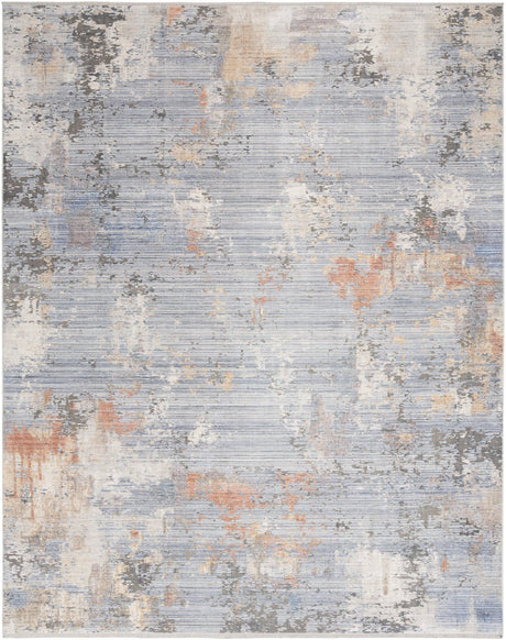 Nourison Abstract Hues Abh01 Grey Blue Rug - Nourison - 99446906014