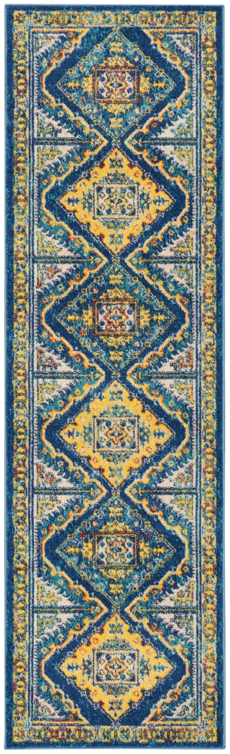 Nourison Allur Alr02 Navy Multicolor Rugs - Nourison - 99446837394