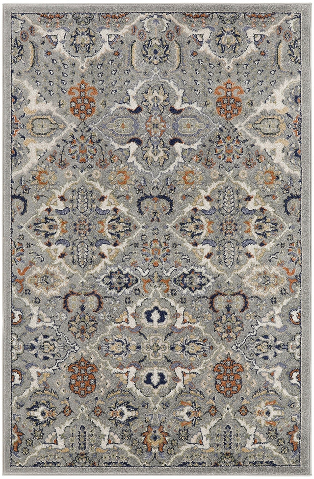 Nourison Allur Alr03 Grey Rug - Nourison - 99446916600