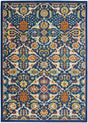 Nourison Allur Alr03 Navy Multicolor Rugs - Nourison - 99446838186