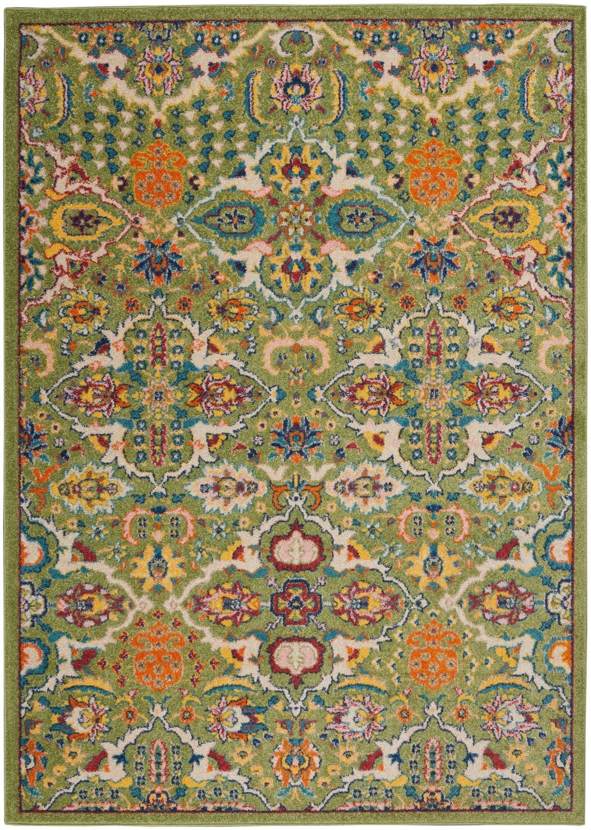 Nourison Allur Alr03 Sage Ivory Rugs - Nourison - 99446837431