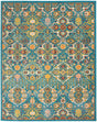 Nourison Allur Alr03 Turquoise Ivory Rugs - Nourison - 99446837554