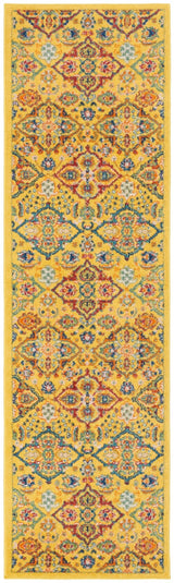 Nourison Allur Alr03 Yellow Multicolor Rugs - Nourison - 99446837523