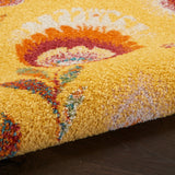 Nourison Allur Alr08 Yellow Multicolor Rugs - Nourison - 99446839145