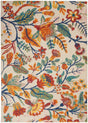 Nourison Allur Alr09 Ivory Multicolor Rugs - Nourison - 99446839459