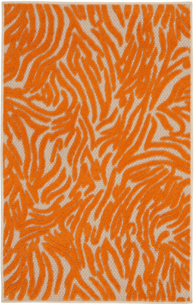 Nourison Aloha Alh04 Orange Rug - Nourison - 99446800947