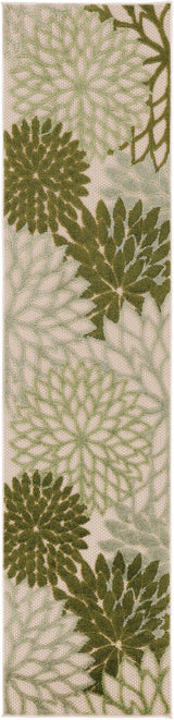 Nourison Aloha Alh05 Ivory Green Rug - Nourison - 99446952769