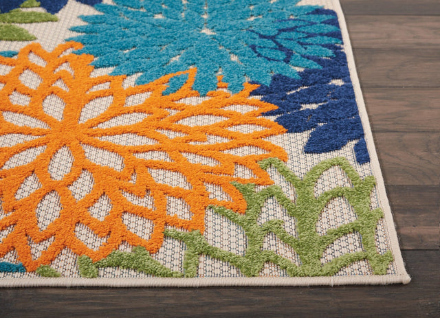 Nourison Aloha ALH05 Machine Made Multicolor Rug