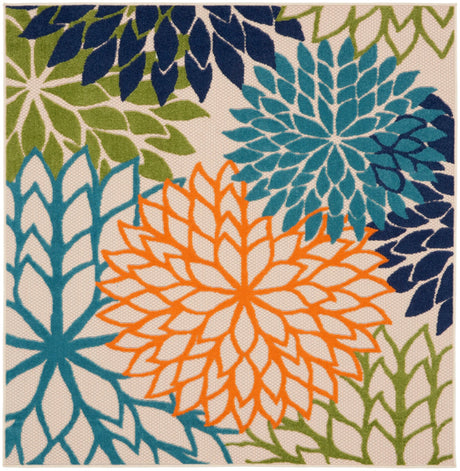 Nourison Aloha ALH05 Machine Made Multicolor Rug