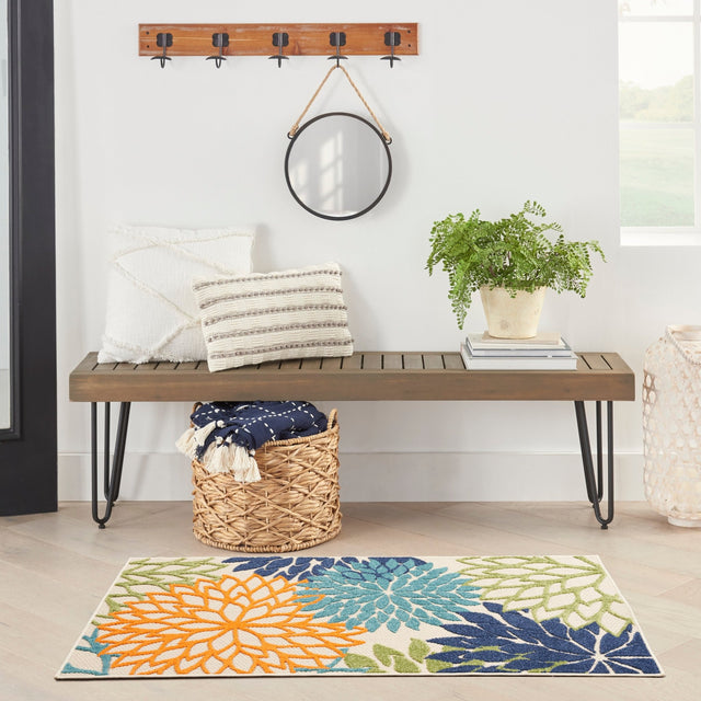 Nourison Aloha ALH05 Machine Made Multicolor Rug