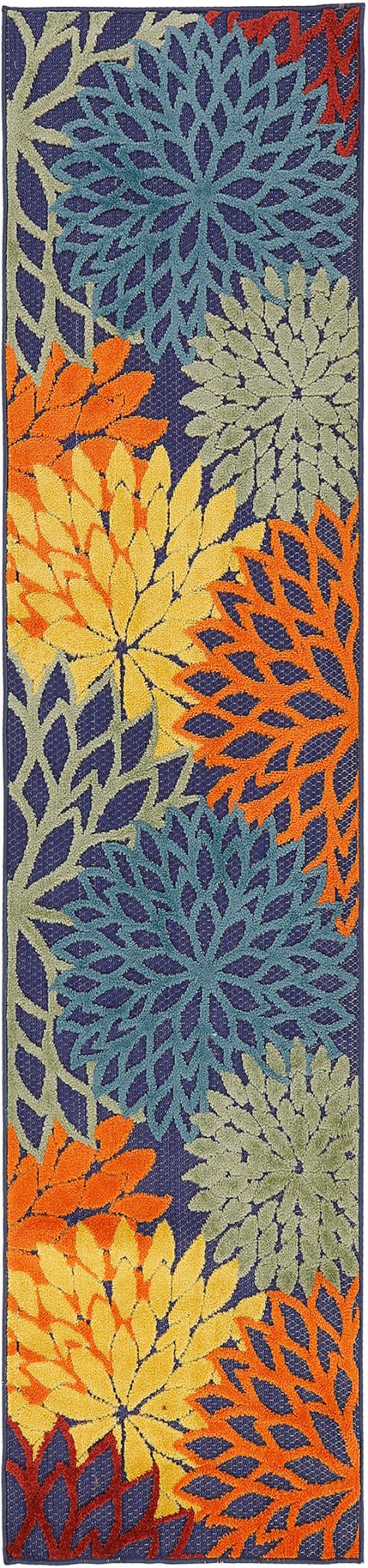 Nourison Aloha Alh05 Navy Multicolor Rug - Nourison - 99446921062