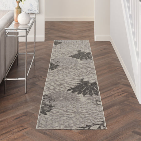 Nourison Aloha Alh05 Silver Grey Rug - Nourison - 99446779069