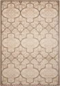 Nourison Aloha ALH14 Machine Made Cream Rug