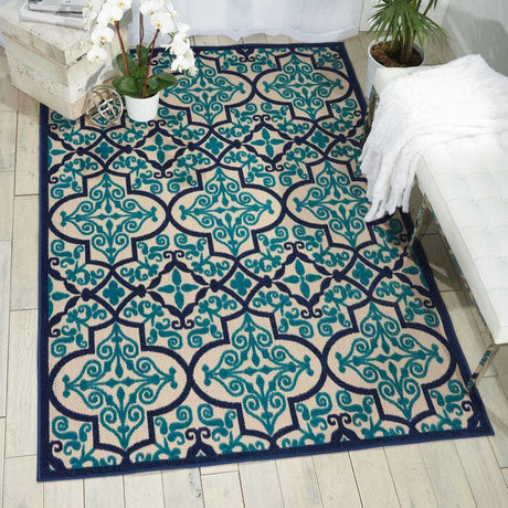 Nourison Aloha Alh14 Navy Rugs - Nourison - 99446422095