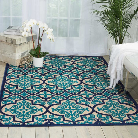 Nourison Aloha Alh14 Navy Rugs - Nourison - 99446422095