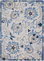 Nourison Aloha Alh17 Blue/Grey Rug - Nourison - 99446827371