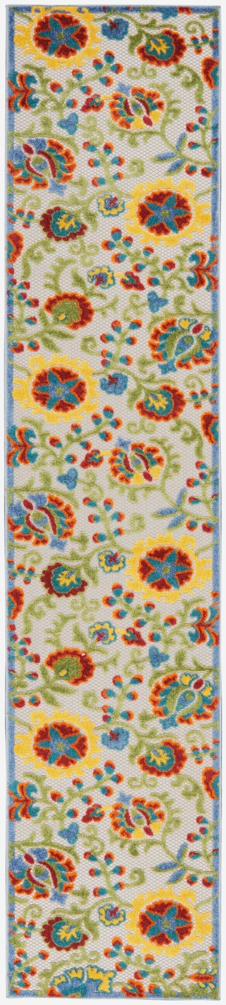 Nourison Aloha Alh17 Ivory/Multi Rug - Nourison - 99446827425