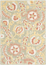 Nourison Aloha ALH17 Machine Made Sage, Rose Rug