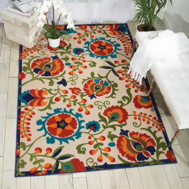 Nourison Aloha Alh17 Multicolor Rugs - Nourison - 99446259806