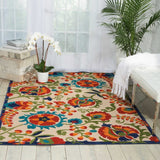 Nourison Aloha Alh17 Multicolor Rugs - Nourison - 99446259806