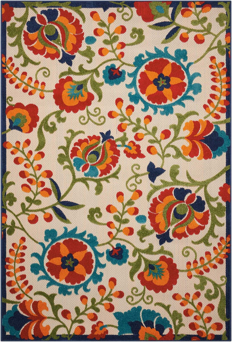 Nourison Aloha Alh17 Multicolor Rugs - Nourison - 99446259806