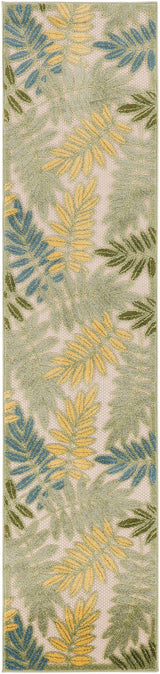 Nourison Aloha Alh18 Green Multicolor Rug - Nourison - 99446953117