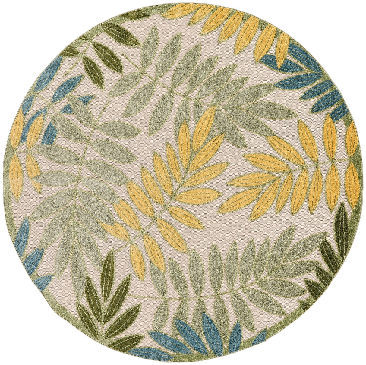 Nourison Aloha Alh18 Green Multicolor Rug - Nourison - 99446953148