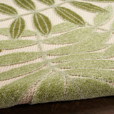 Nourison Aloha Alh18 Ivory Green Rug - Nourison - 99446953278