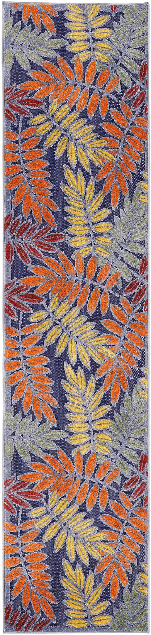 Nourison Aloha Alh18 Navy Multicolor Rug - Nourison - 99446921574