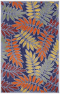 Nourison Aloha Alh18 Navy Multicolor Rug - Nourison - 99446921628