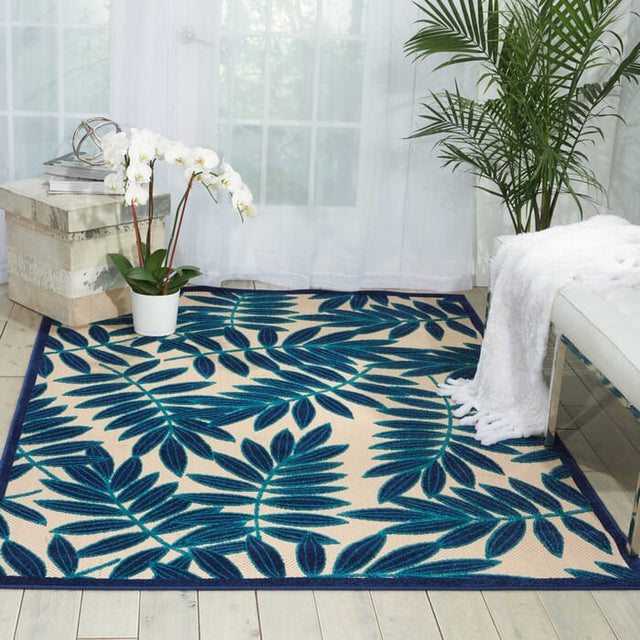 Nourison Aloha Alh18 Navy Rugs - Nourison - 99446816788