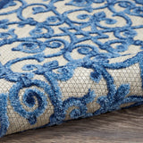 Nourison Aloha Alh21 Grey/Blue Rug - Nourison - 99446739650