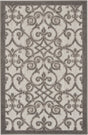 Nourison Aloha Alh21 Grey/Charcoal Rug - Nourison - 99446739544