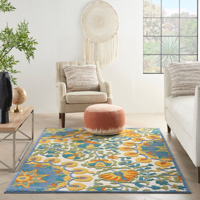 Nourison Aloha Alh22 Multicolor Rugs - Nourison - 99446828293